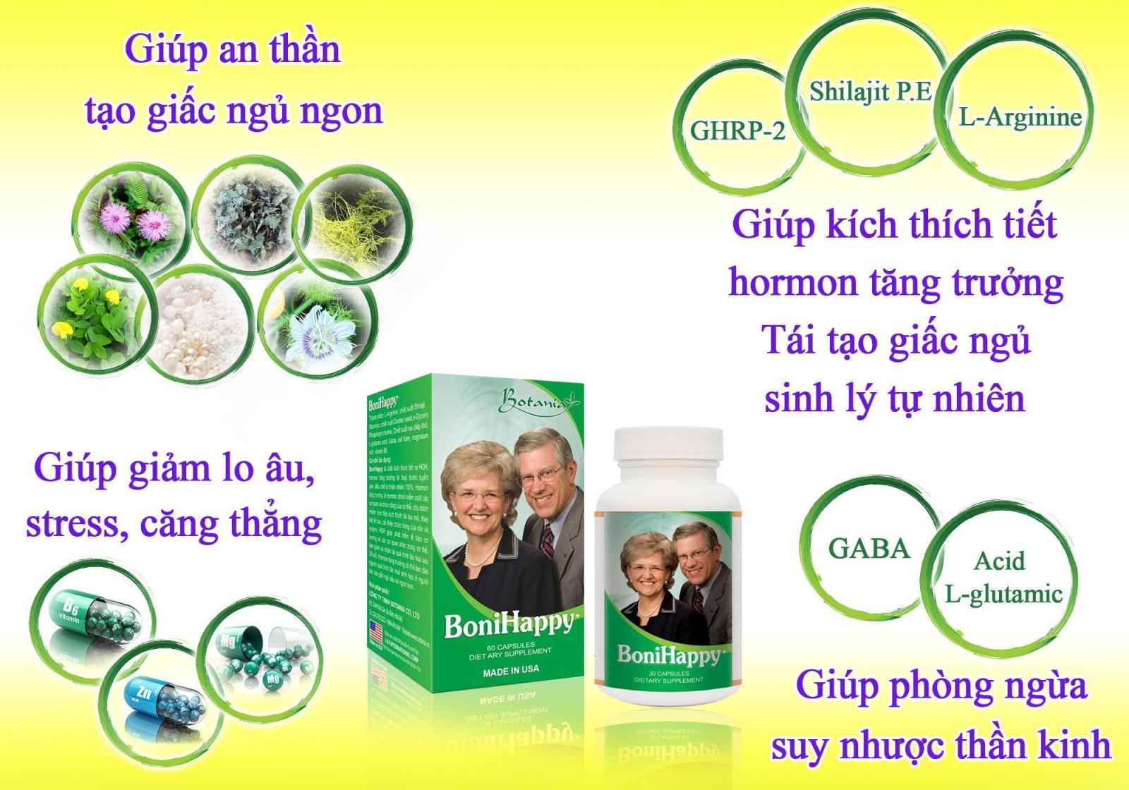 Thành phần và công dụng của BoniHappy +