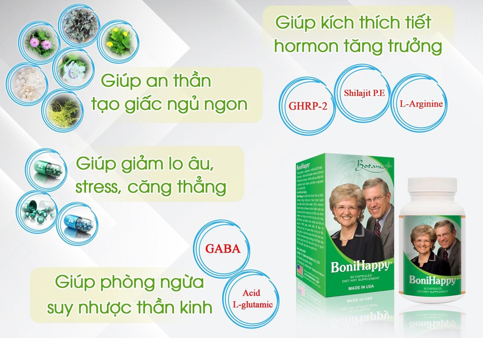 Hình ảnh thành phần sản phẩm BoniHappy + 