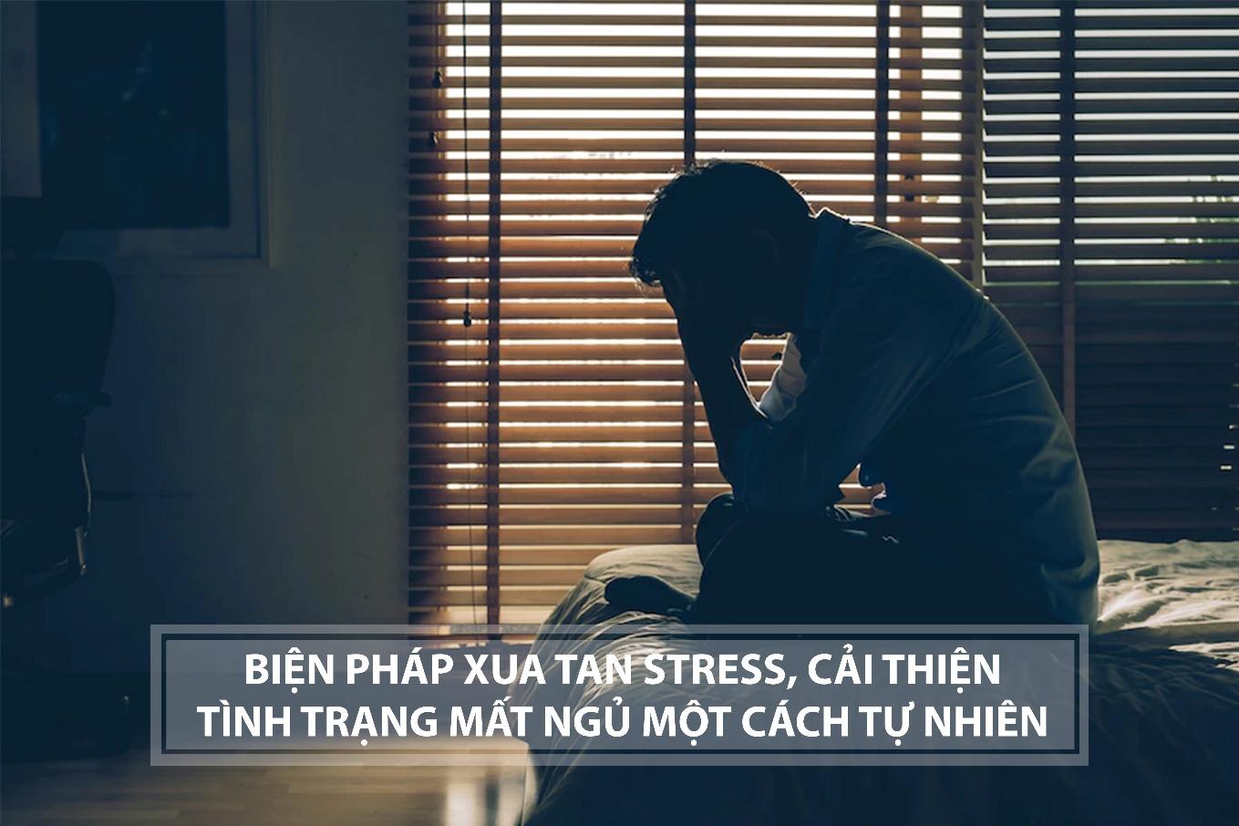 Biện pháp xua tan stress, cải thiện tình trạng mất ngủ một cách tự nhiên