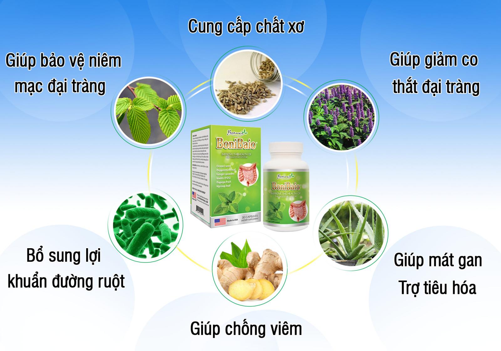 Tác dụng toàn diện của BoniBaio +