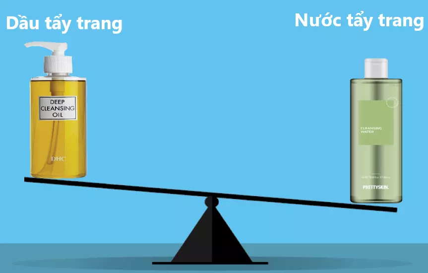 [Giải đáp] Nên dùng dầu tẩy trang hay nước tẩy trang?