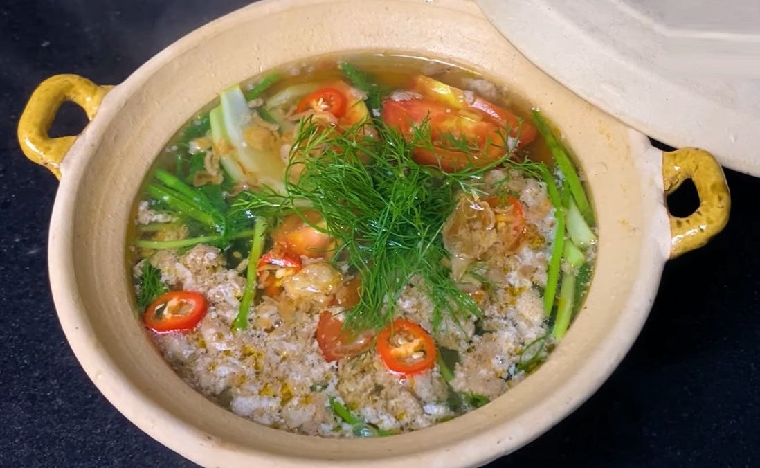 Canh riêu cua đồng