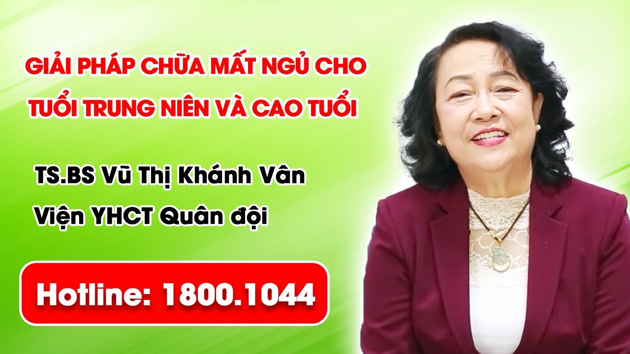 VTV2 - Giải pháp cải thiện mất ngủ cho tuổi trung niên và cao tuổi